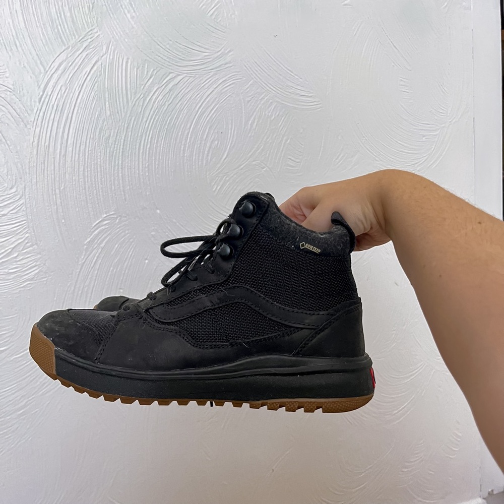 Vans Black and Brown Men's Boots - Picture 2 of 6